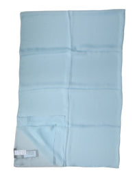 Dolce & Gabbana Light Blue Stole Silk Neck Wrap Shawl Men's Scarf