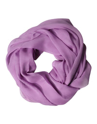 Dolce & Gabbana Purple Stole Silk Neck Wrap Shawl Men Men's Scarf