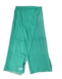 Dolce & Gabbana Teal Stole Silk Neck Wrap Shawl Men Men's Scarf