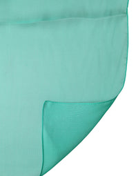 Dolce & Gabbana Green Stole Silk Neck Wrap Shawl Men's Scarf