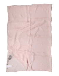 Dolce & Gabbana Light Pink Stole Silk Neck Wrap Shawl Men's Scarf