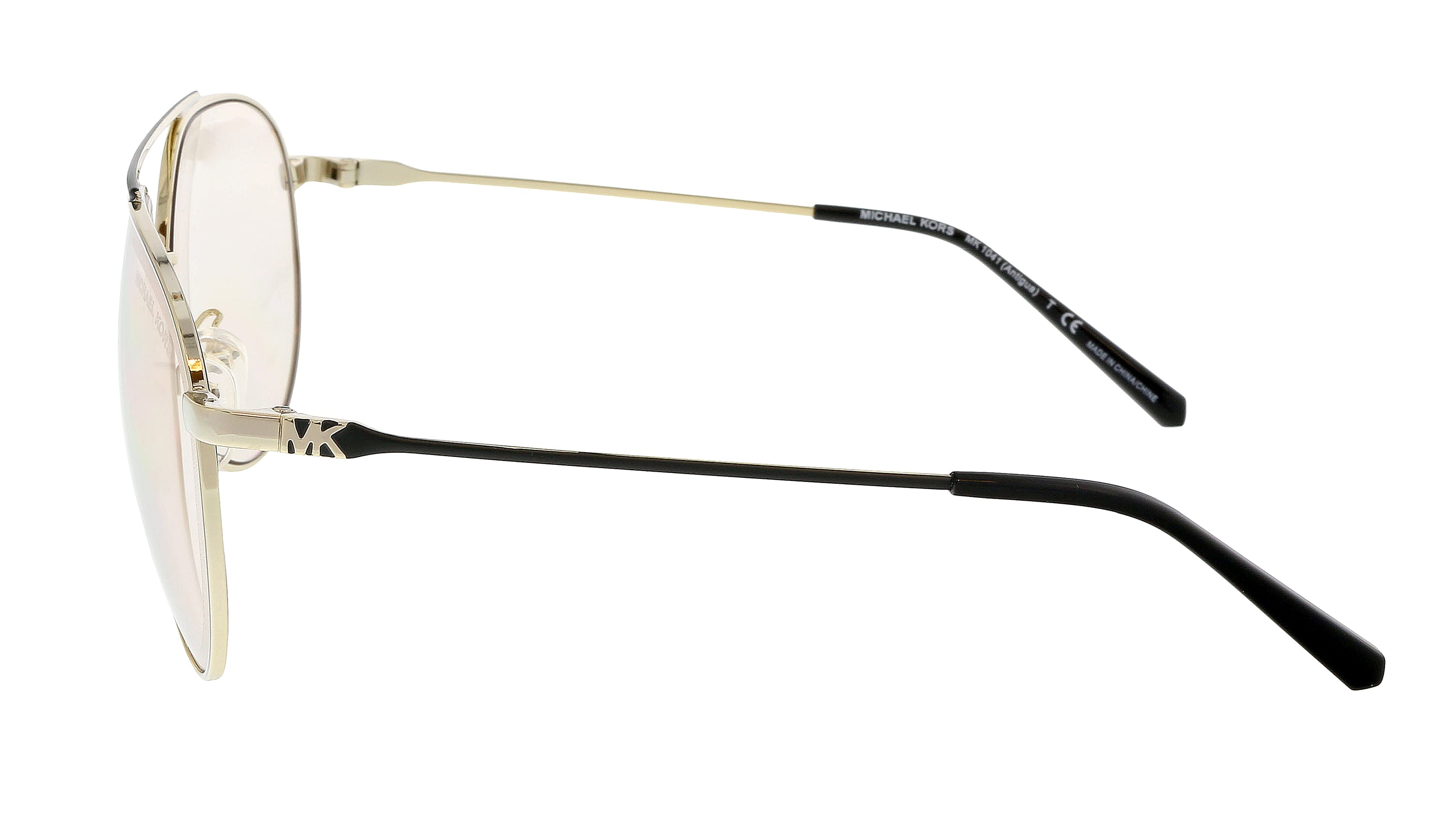 Michael Kors Gold Aviator 0MK1041 Antigua 101473 Sunglasses