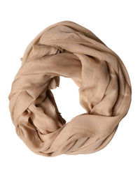 Dolce & Gabbana Brown Silk Stole Neck Wrap Shawl Men Men's Scarf
