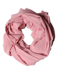 Dolce & Gabbana Pink Silk Stole Neck Wrap Shawl Men Men's Scarf