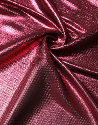 Dolce & Gabbana Metallic Pink Silk Square Foulard Men's Scarf