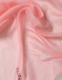 Dolce & Gabbana Light Pink Cashmere Neck Wrap Shawl Men's Scarf
