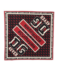 Dolce & Gabbana Dolce & Gabbana Multicolor #DGRoyals Square Foulard 50cm x 49.5cm Men's Scarf