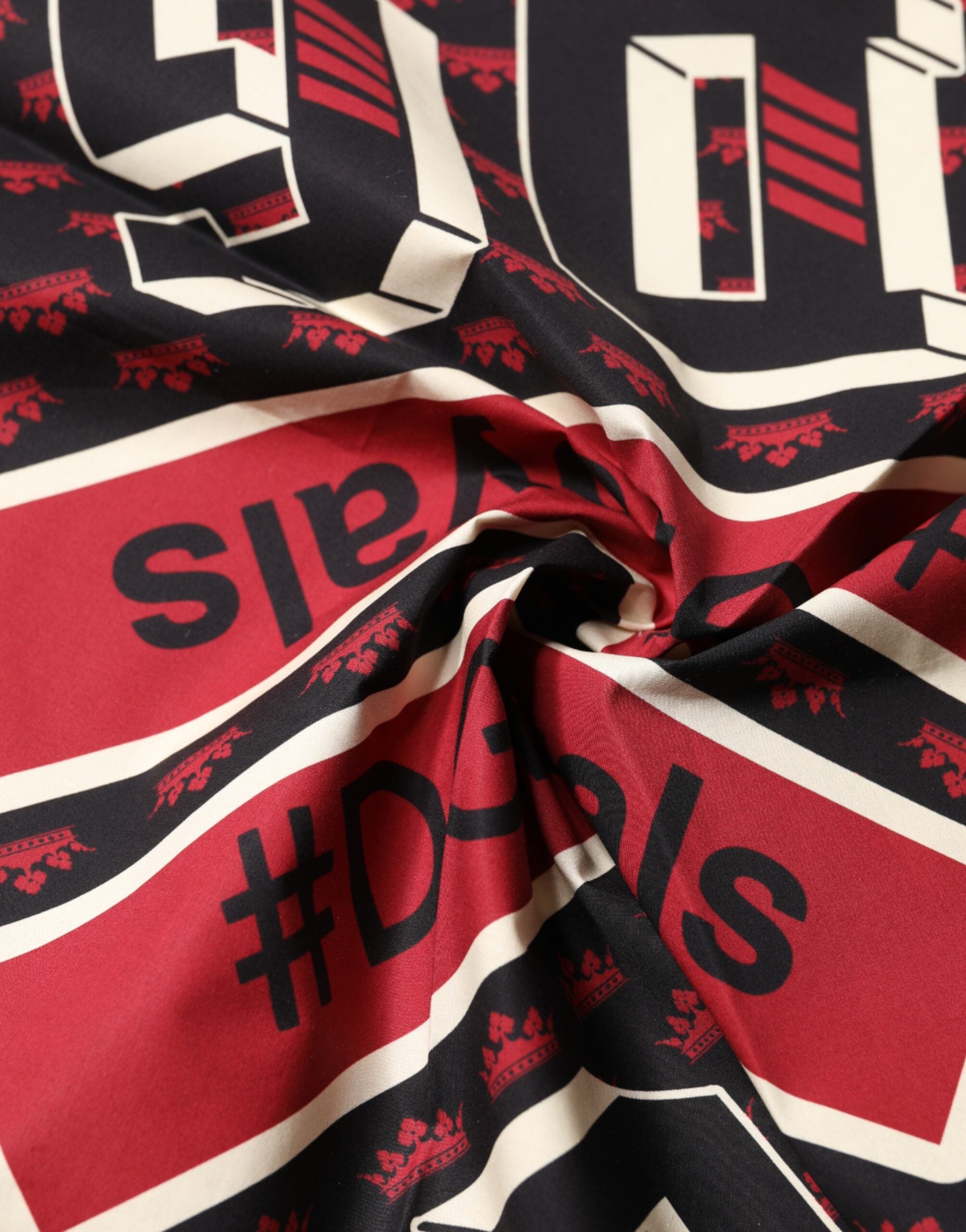 Dolce & Gabbana Dolce & Gabbana Multicolor #DGRoyals Square Foulard 50cm x 49.5cm Men's Scarf