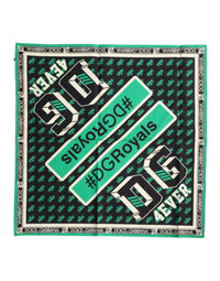 Dolce & Gabbana Dolce & Gabbana Multicolor #DGRoyals Square Foulard 50.5cm x 50cm Men's Scarf