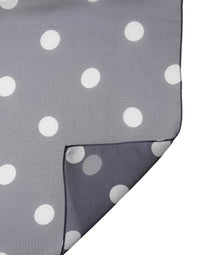 Dolce & Gabbana Blue Polka Dot Silk Neck Wrap Shawl 205cm x 132cm Men's Scarf