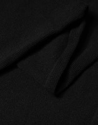 Dolce & Gabbana Black Wool Knit Neck Wrap Shawl Men Men's Scarf