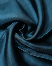 Dolce & Gabbana Blue Silk Square Pocket Handkerchief Men's Scarf