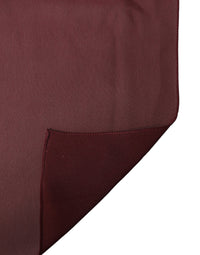 Dolce & Gabbana Maroon Silk Stole Neck Wrap Shawl Men 200cm x 130cm Men's Scarf