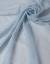 Dolce & Gabbana Light Blue Silk Stole Neck Wrap Shawl 200cm x 130cm Men's Scarf