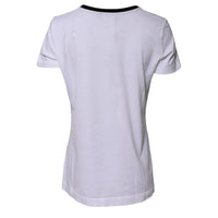 Dolce & Gabbana White Eleganza Cotton Crew Neck Tee Women's T-shirt