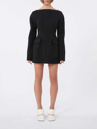 Sportmax Women Short, Fitted Cady Dress - Black