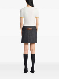 COURREGES Courreges Women T-Shirt With Contrasting Trim