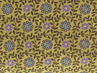 Canali Gold Pure Silk Mosaic Tile Pattern Tie- Blade Width 3in