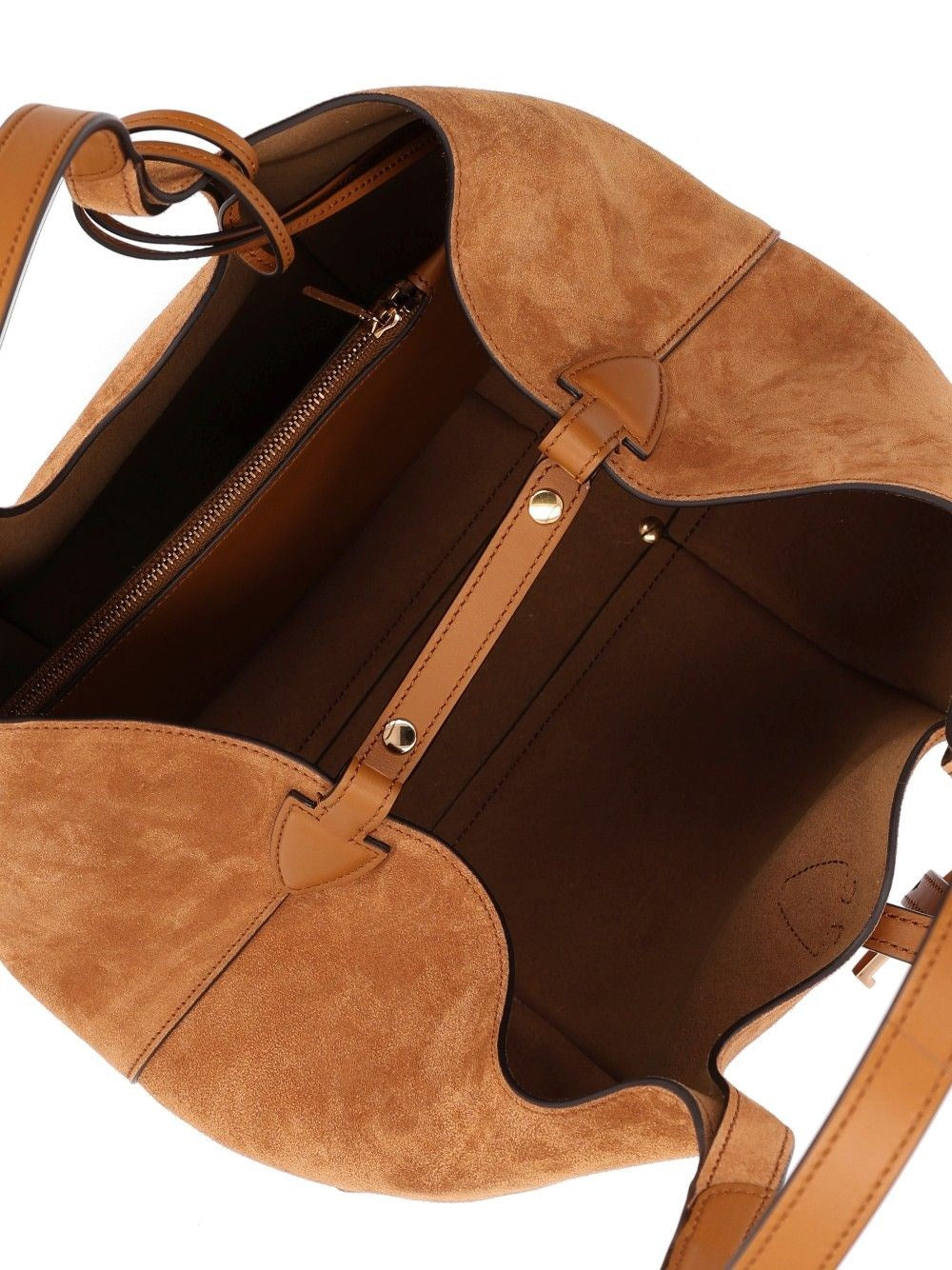 Tod's Tod's Women Small "T Timeless" Suede Bag
