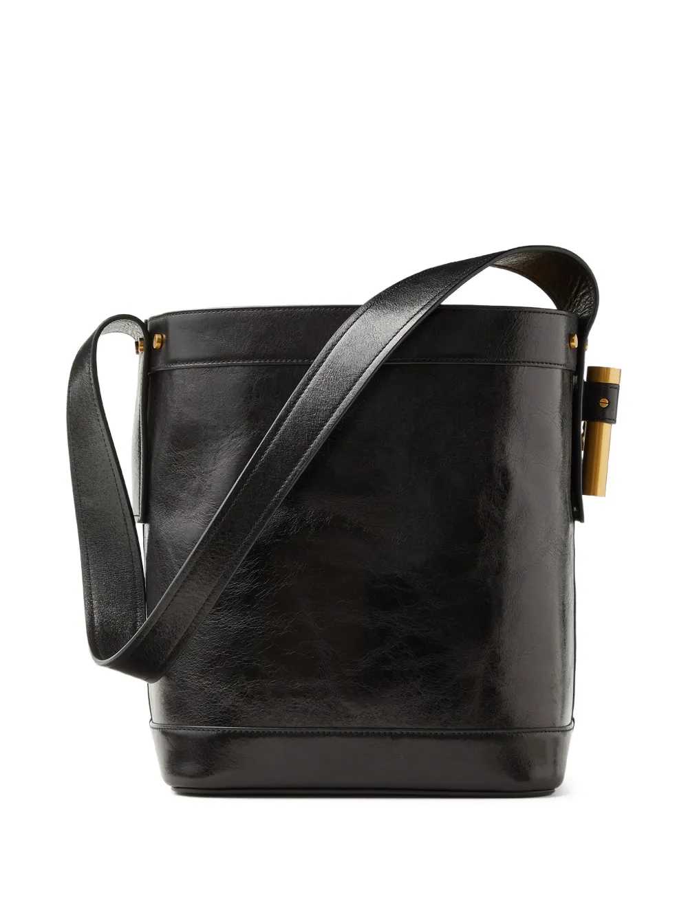 VERSACE Versace Women Pivot Small Leather Bucket Bag