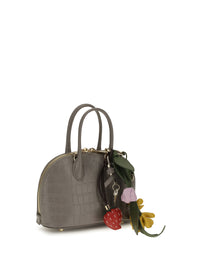 SELF-PORTRAIT Self-Portrait Women Toast Crocodile-Effect Leather Handbag