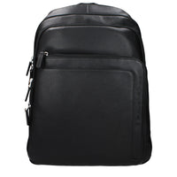 Piquadro Piquadro Black Leather Men's Backpack