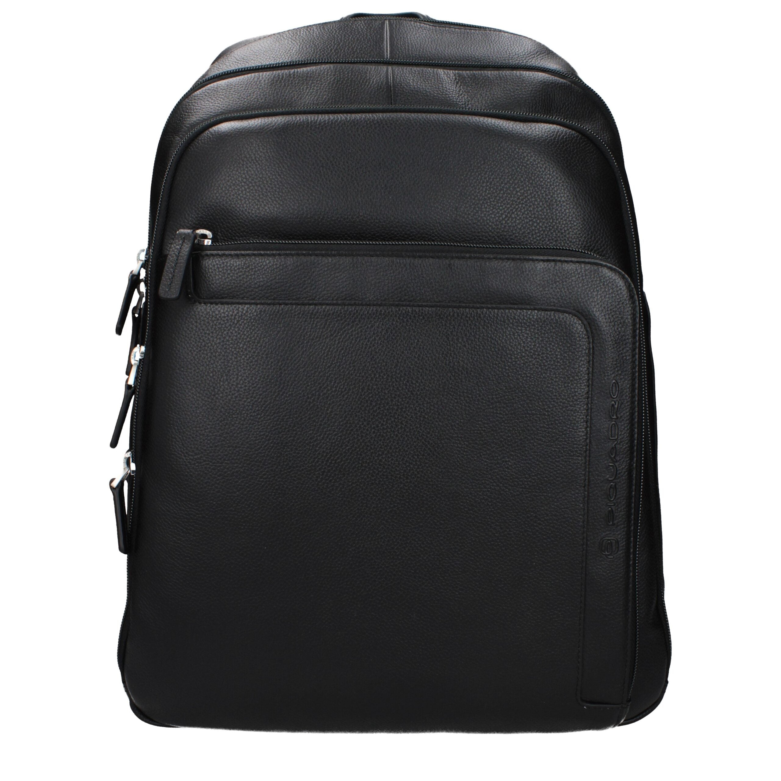 Piquadro Piquadro Black Leather Men's Backpack