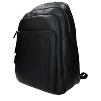 Piquadro Piquadro Black Leather Men's Backpack
