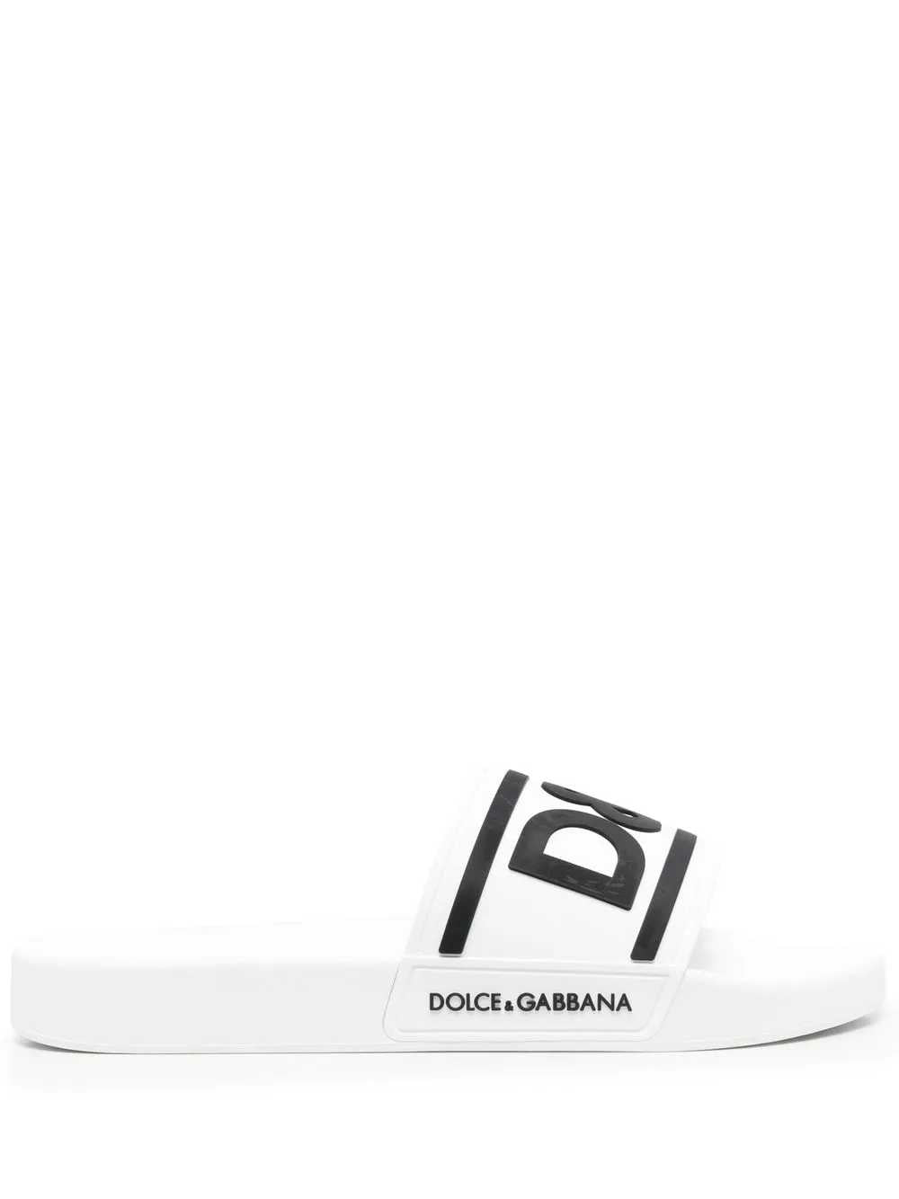 Dolce & Gabbana Men Rubber Slide Sandals