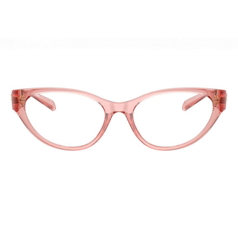 Versace Eyeglasses Cat Eye Full Rim, Shiny Black Frame and Clear Demo Lens Lens VE3372UGB1