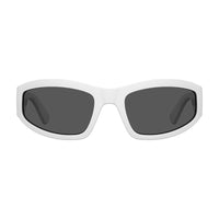 Moschino Sunglasses Rectangle Full Rim, Matte Lime Frame and Green Lens MOS164/S04ANQT