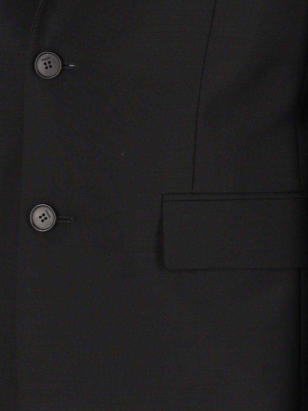 Fendi Men Kid Mohair Blazer