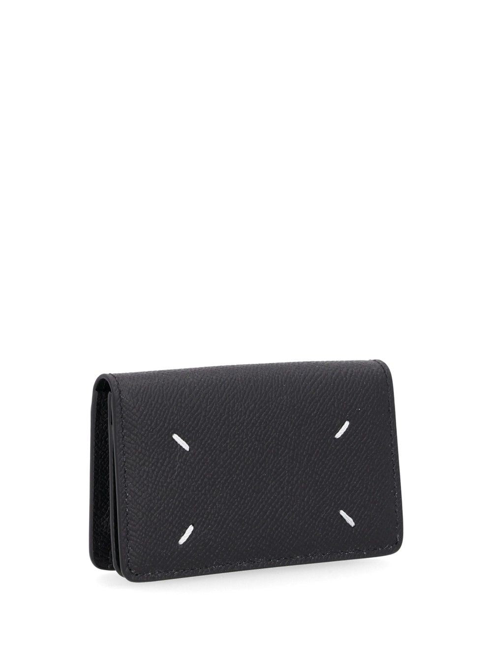 Maison Margiela Maison Margiela Women Leather Card Holder With Four Stitches