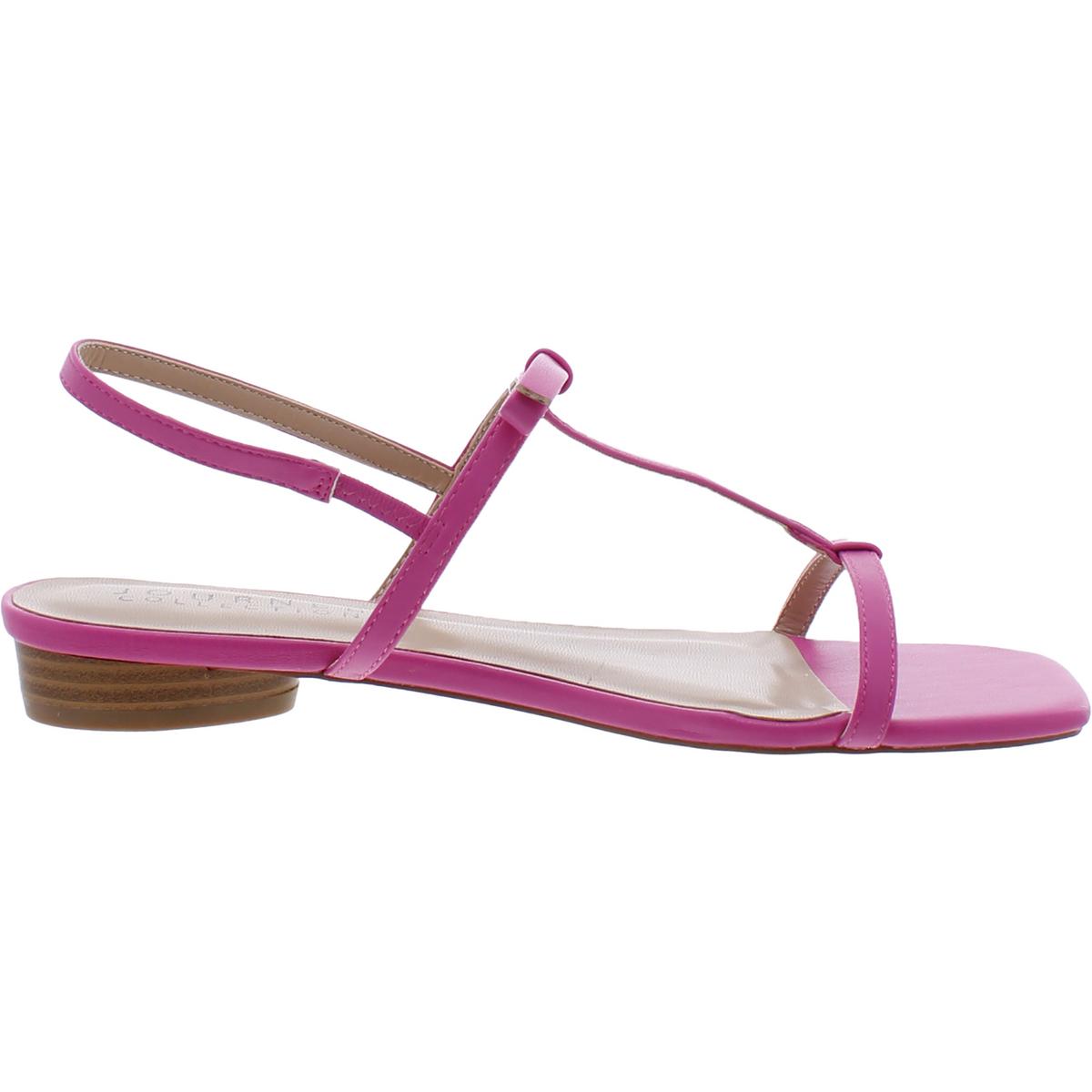 Womens Rounded Toe Strappy Ankle Strap
