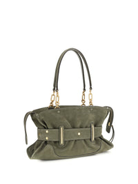BALMAIN Balmain Women Anthem Bag In Suede Leather