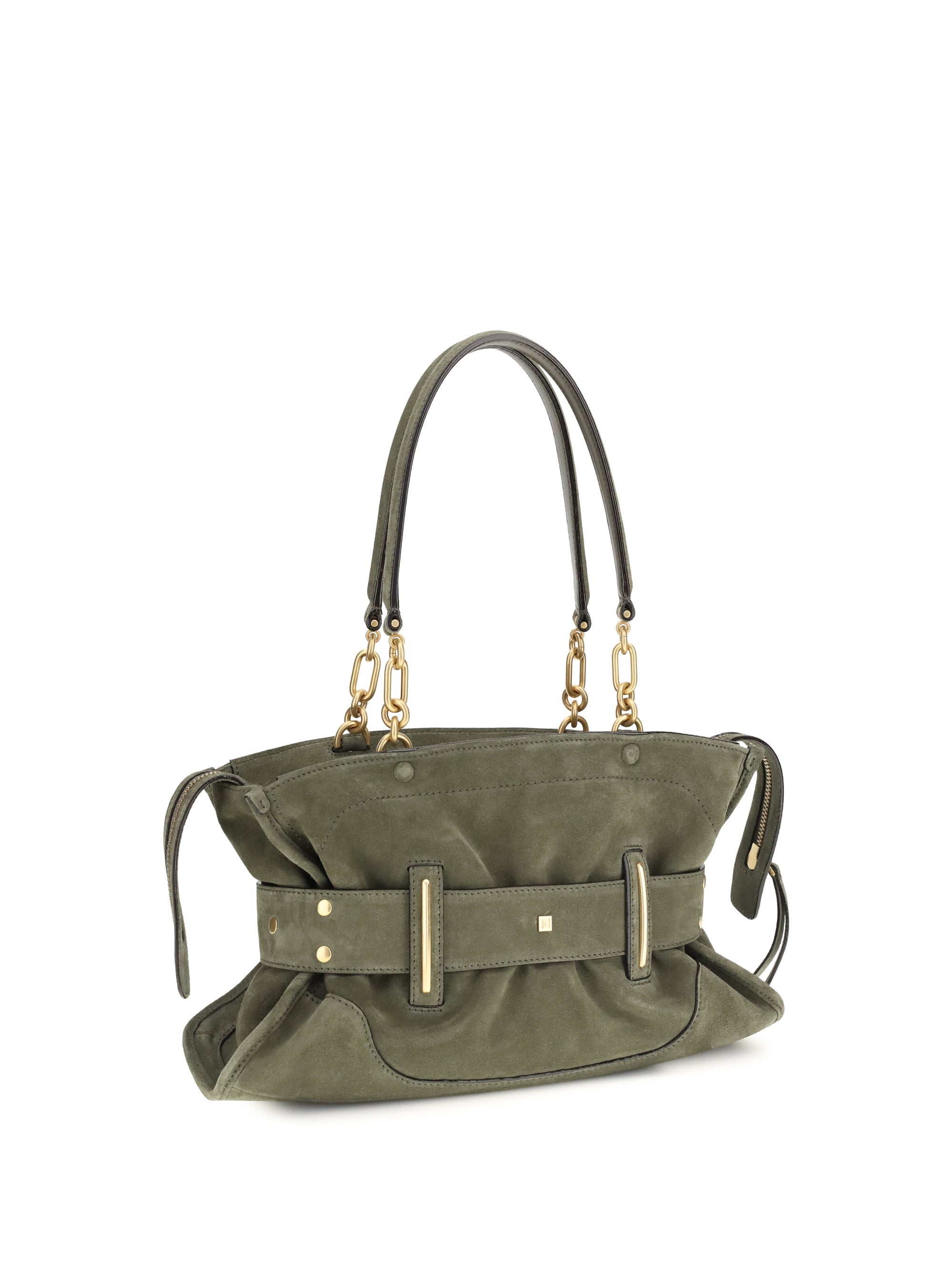 BALMAIN Balmain Women Anthem Bag In Suede Leather