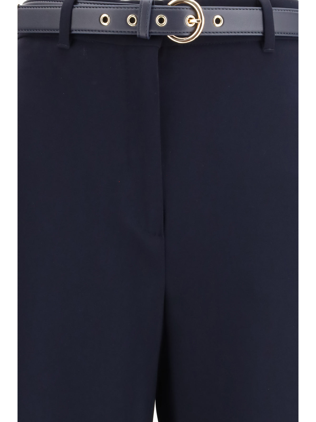Max Mara Studio Women Elegant Pants With Belt