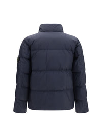 Stone Island Men Quilted High-Neck Puffer Jacket