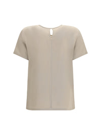 Max Mara Women Pagano Silk T-Shirt