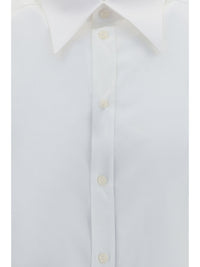 DOLCE & GABBANA Dolce & Gabbana Men Gold Cotton Poplin Shirt