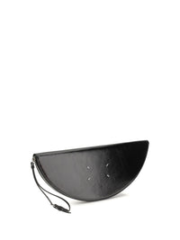 MARGIELA Margiela Women Halfmoon Leather Clutch Bag