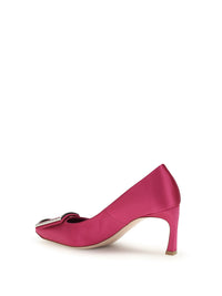 Roger Vivier Women Satin Trompette Pumps