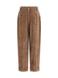 BRUNELLO CUCINELLI Brunello Cucinelli Women Elasticated Viscose And Cashmere Pants