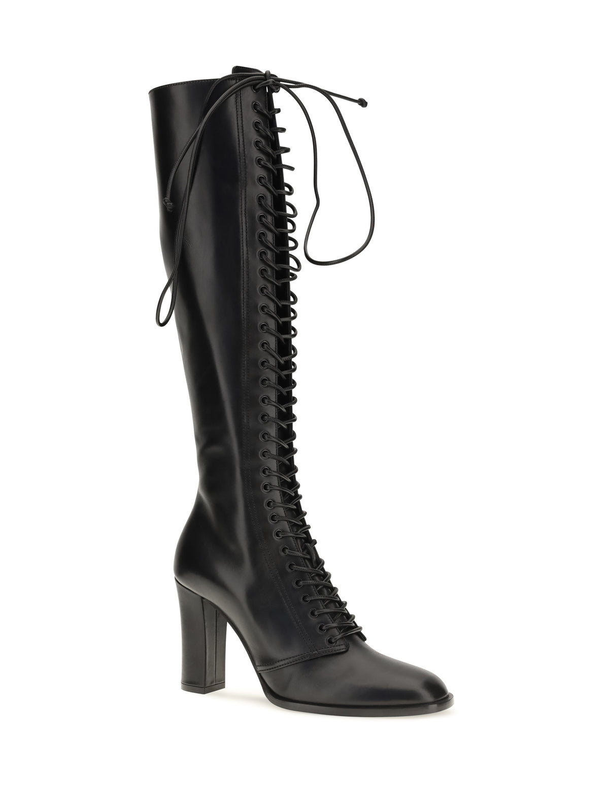 DOLCE & GABBANA Dolce & Gabbana Women Lace-Up Knee-High Boots