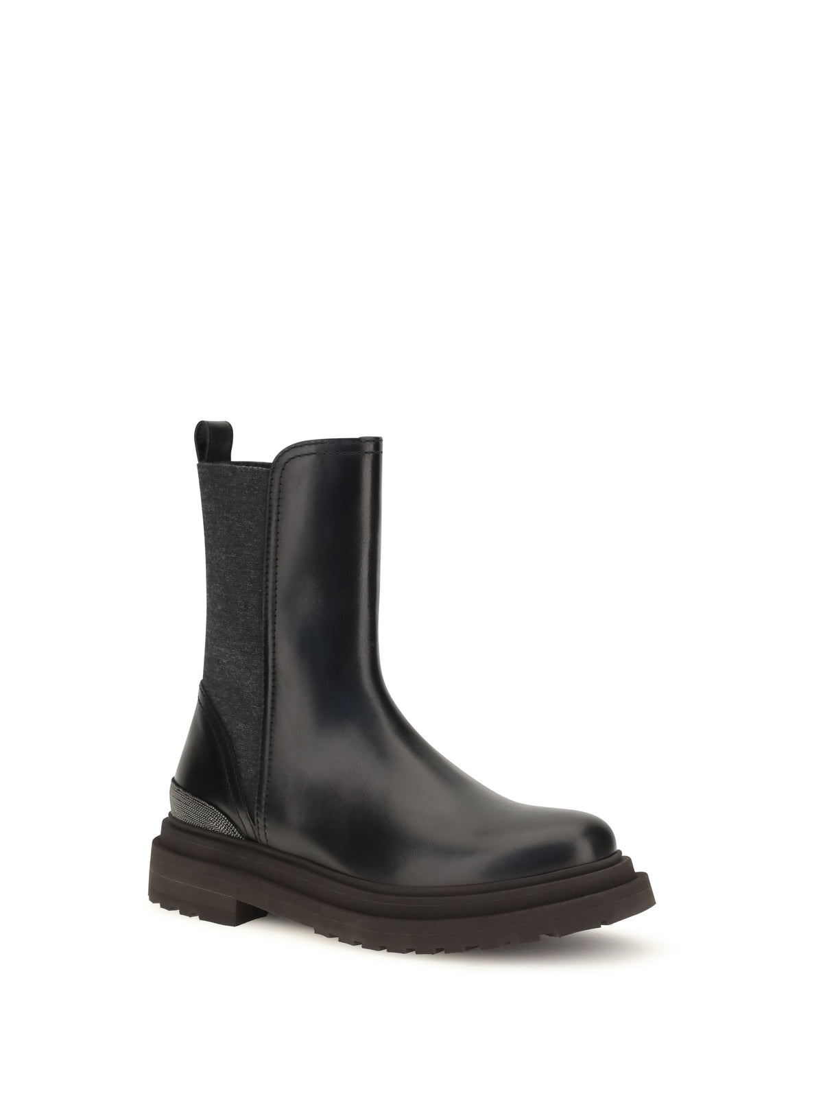 BRUNELLO CUCINELLI Brunello Cucinelli Women Leather Chelsea Ankle Boots