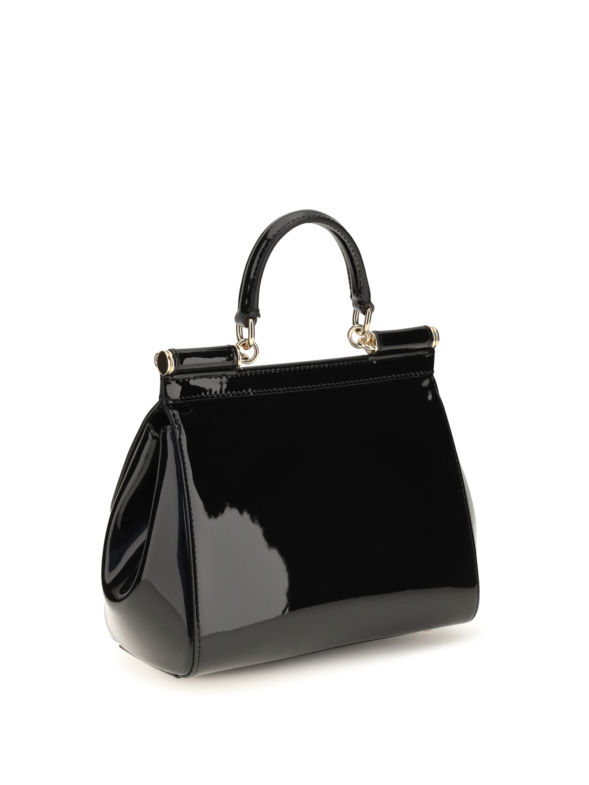 DOLCE & GABBANA Dolce & Gabbana Women Small Sicily Patent Leather Handbag