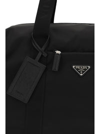 Prada Men Travel Bag In Re-Nylon And Saffiano
