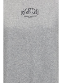 GANNI Ganni Women Crewneck Sweatshirt With Logo