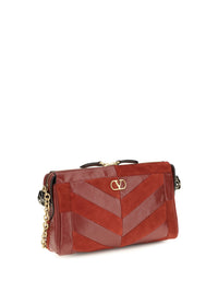 VALENTINO GARAVANI Valentino Garavani Women Panthea Shoulder Bag Chevron Pattern