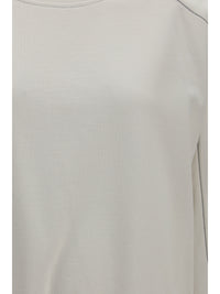 BRUNELLO CUCINELLI Brunello Cucinelli Women Crewneck Sweatshirt With Organza Sleeves